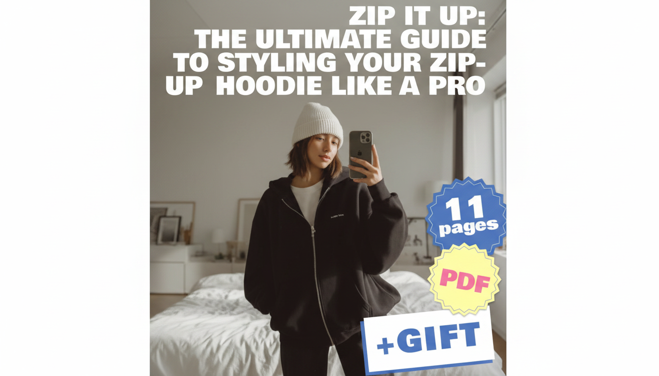 How to Style a Zip-Up Hoodie: 10 Outfit Formulas