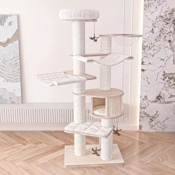 Wood Cat Climbing Frame: Stylish Vertical Space for Cats